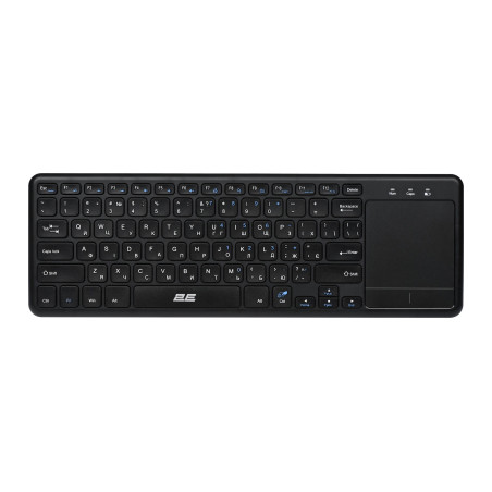 Клавіатура 2E KT100 Touch Wireless UA Black (2E-KT100WB_UA)