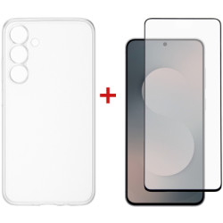 Чохол до мобільного телефона Dengos Samsung Galaxy S25 FE TPU+glass Transparent (DG-KM-172)