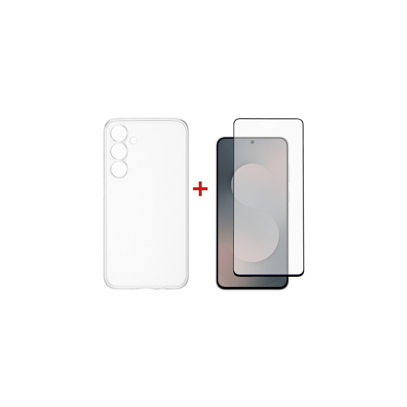 Чохол до мобільного телефона Dengos Samsung Galaxy S25 FE TPU+glass Transparent (DG-KM-172)