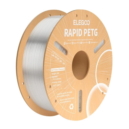 Пластик для 3D-принтера ELEGOO Rapid PETG 1кг, 1.75мм, transparent (50.203.0315)