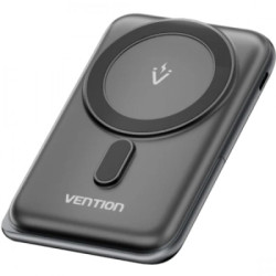 Батарея універсальна Vention Magnetic Wireless 10000mAh 20W PD USB-C In/Out, QI-15W Black (FHNB0)