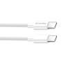 Дата кабель USB-C to USB-C 1.0m 3A 60W white ColorWay (CW-CBPDCC055-WT)