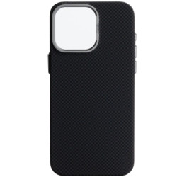 Чохол до мобільного телефона Armorstandart LikeCarbon2 MagCase Apple iPhone 16 Pro Max Kevlar Black (ARM88382)