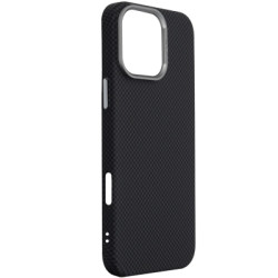 Чохол до мобільного телефона Armorstandart LikeCarbon2 MagCase Apple iPhone 16 Pro Max Kevlar Black (ARM88382)