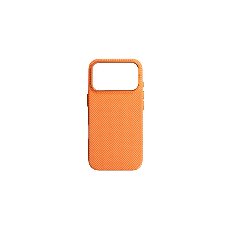 Чохол до мобільного телефона Armorstandart LikeCarbon2 MagCase Apple iPhone 17 Pro Kevlar Orange (ARM88556)