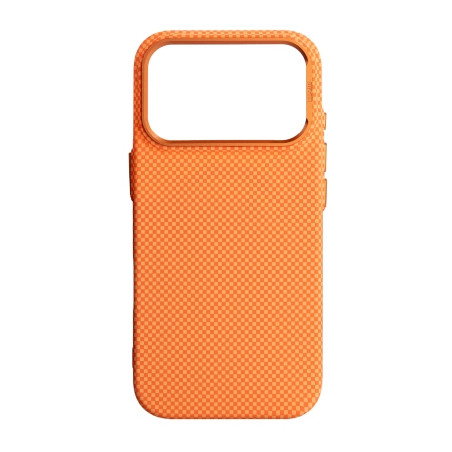 Чохол до мобільного телефона Armorstandart LikeCarbon2 MagCase Apple iPhone 17 Pro Kevlar Orange (ARM88556)