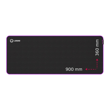 Килимок для мишки Lorgar Main 319 Black/Purple (LRG-GMP319)