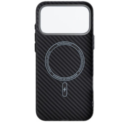 Чохол до мобільного телефона Armorstandart LikeCarbon2 MagCase Apple iPhone 17 Pro Max Carbon Black (ARM86259)