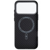 Чохол до мобільного телефона Armorstandart LikeCarbon2 MagCase Apple iPhone 17 Pro Max Carbon Black (ARM86259)