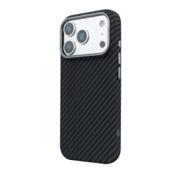 Чохол до мобільного телефона Armorstandart LikeCarbon2 MagCase Apple iPhone 17 Pro Max Carbon Black (ARM86259)