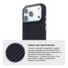 Чохол до мобільного телефона Armorstandart LikeCarbon2 MagCase Apple iPhone 17 Pro Max Carbon Black (ARM86259)