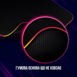 Килимок для мишки Lorgar Steller 919 RGB USB Black (LRG-GMP919)
