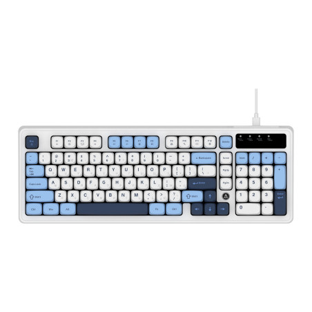 Клавіатура Ajazz AF98 USB UA White/Blue (AF98-GB)