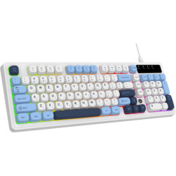 Клавіатура Ajazz AF98 USB UA White/Blue (AF98-GB)