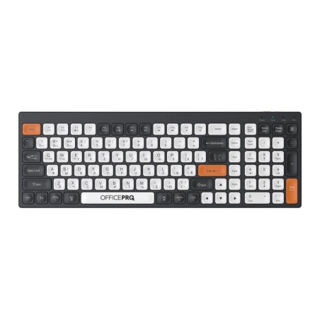 Клавіатура OfficePro SK985BO Bluetooth/Wireless UA Black/White (SK985BO)