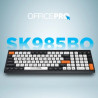 Клавіатура OfficePro SK985BO Bluetooth/Wireless UA Black/White (SK985BO)