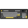 Клавіатура Ajazz AK980 V2 Gift Switch V2 Wireless/Bluetooth/USB UA Black/Grey/Yellow (AK980-V2-G-BGY)