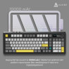 Клавіатура Ajazz AK980 V2 Gift Switch V2 Wireless/Bluetooth/USB UA Black/Grey/Yellow (AK980-V2-G-BGY)