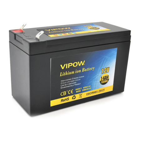 Батарея до ДБЖ Vipow 12V - 14Ah Li-ion (VP-12140LI)
