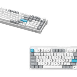 Клавіатура GamePro Asgard Drakkar Keychron Super Red Switch Wireless/Bluetooth/USB UA White (MK305WH)