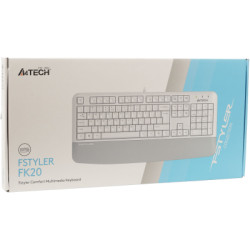 Клавіатура A4Tech FK20 USB UA White (4711421003216)