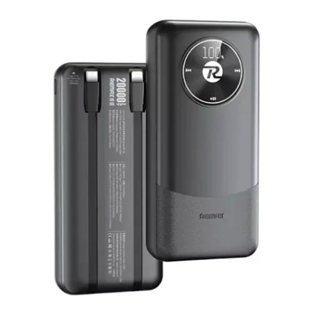 Батарея універсальна Remax 20000mAh, 22.5W, Black (RPP-38 / 45364)