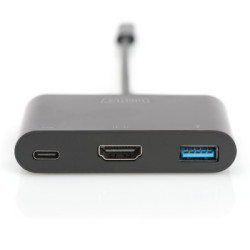Перехідник USB-C to HDMA 2xUSB Digitus (DA-70855)