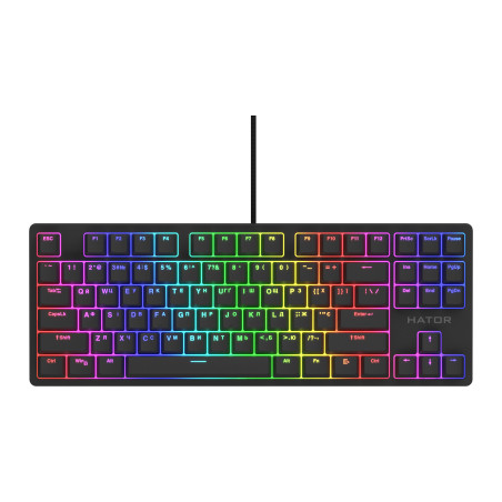 Клавіатура Hator Rockfall 2 Optica TKL Black USB Black (HTK-730)