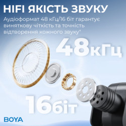 Мікрофон Boya BY-V3 combo Type-C/Lightning Black (BY-V3 Combo)