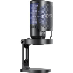 Мікрофон Boya K3-02 RGB Type-C/3,5 мм Black (BOYA K3-02)