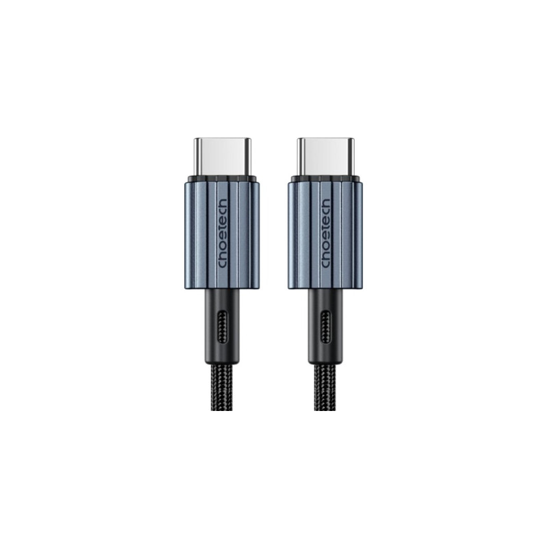 Дата кабель USB-C to USB-C 1.2m USB 2.0 60W Choetech (XCC-1014-BK)