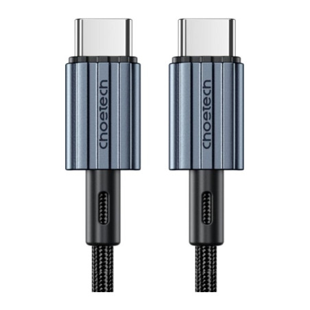 Дата кабель USB-C to USB-C 1.2m USB 2.0 60W Choetech (XCC-1014-BK)