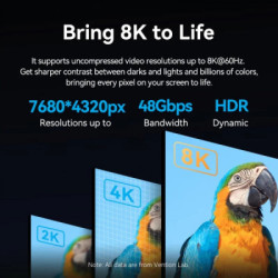 Кабель мультимедійний HDMI M to HDMI micro M 2.1m V2.0 8K 60Hz green Vention (AGKGH)