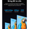 Кабель мультимедійний HDMI M to HDMI mini M 1.0m V2.1 8K 60Hz green Vention (AGJGF)