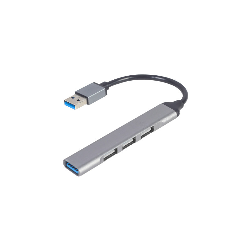 Концентратор Gembird USB-A to USB 3.1 Gen1 (5 Gbps), 3 х USB 2.0 (UHB-U3P1U2P3-02)