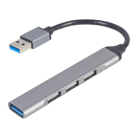 Концентратор Gembird USB-A to USB 3.1 Gen1 (5 Gbps), 3 х USB 2.0 (UHB-U3P1U2P3-02)