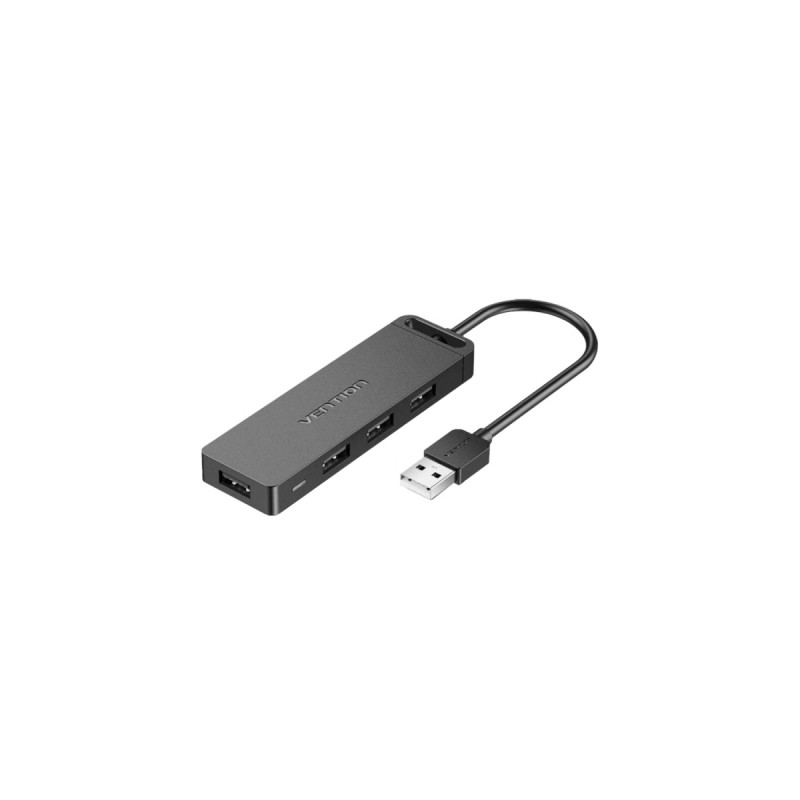 Концентратор Vention USB 2.0 to 4xUSB 2.0 black (CHMBB)