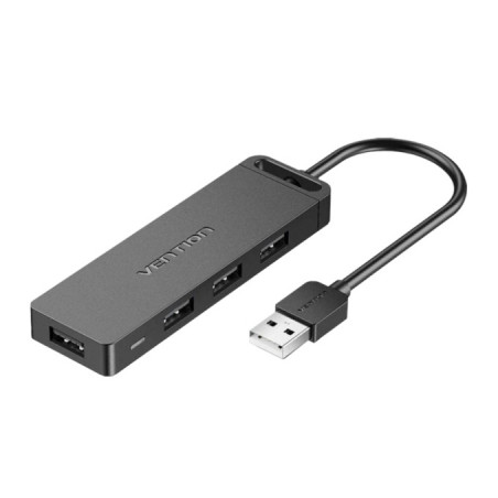 Концентратор Vention USB 2.0 to 4xUSB 2.0 black (CHMBB)