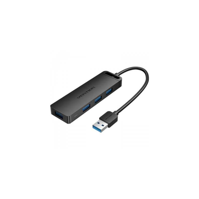 Концентратор Vention USB 3.0 to 4xUSB 3.0 black (CHLBB-SCB)