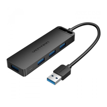 Концентратор Vention USB 3.0 to 4xUSB 3.0 black (CHLBB-SCB)