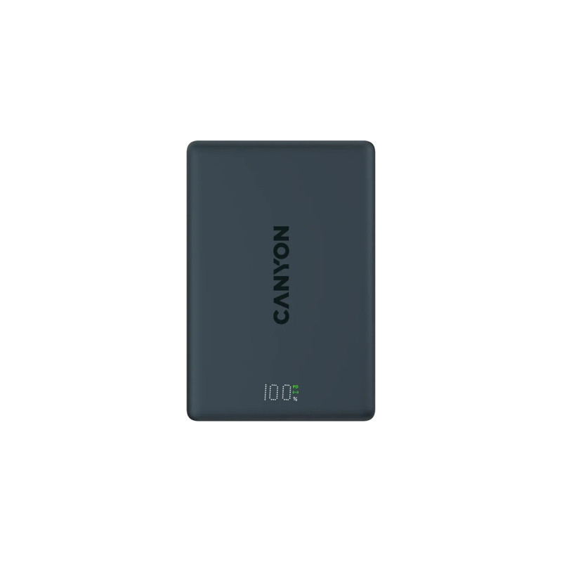 Батарея універсальна Canyon 10000mAh OnPower 511 PD20W Magnetic wireless MagSafe Black (CNS-CPB511B)