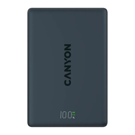 Батарея універсальна Canyon 10000mAh OnPower 511 PD20W Magnetic wireless MagSafe Black (CNS-CPB511B)