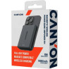 Батарея універсальна Canyon 10000mAh OnPower 511 PD20W Magnetic wireless MagSafe Black (CNS-CPB511B)