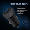 Зарядний пристрій ColorWay USB-C PD35W + USB QC3.0 car adapter (CW-CHA064PD-BK)