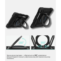 Чохол до планшета BeCover Stand Samsung Galaxy Tab S10 FE Plus (SM-X620/SM-X626) 13.1" Black (714564)
