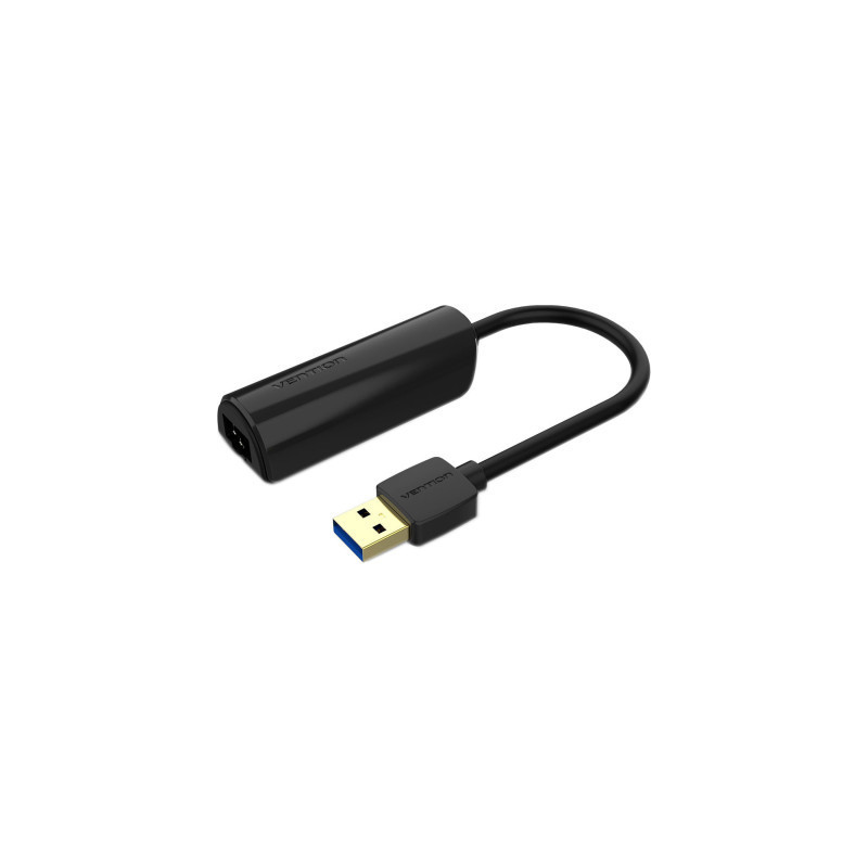Перехідник USB 3.0 to Ethernet RJ45 1000Mb black Vention (CEHBB)