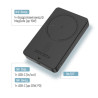 Батарея універсальна ColorWay 10 000 mAh PD/22.5W, 15W MagSafe Black (CW-PB100LPA1BK-WPDD)