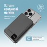 Батарея універсальна ColorWay 10 000 mAh PD/22.5W, 15W MagSafe Black (CW-PB100LPA1BK-WPDD)