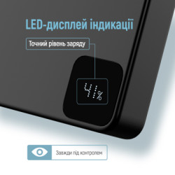 Батарея універсальна ColorWay 10 000 mAh PD/22.5W, 15W MagSafe Black (CW-PB100LPA1BK-WPDD)