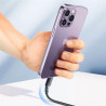 Дата кабель USB 2.0 AM to Lightning + Micro 5P + USB-C 1.2m 100W Essager (EXCMTL-JJ01-P)